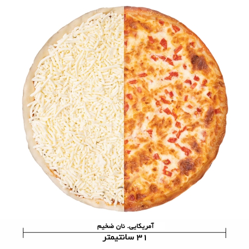  عکس پيتزا  پنير سه نفره